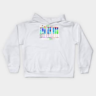 Piano Keyboard Kids Hoodie